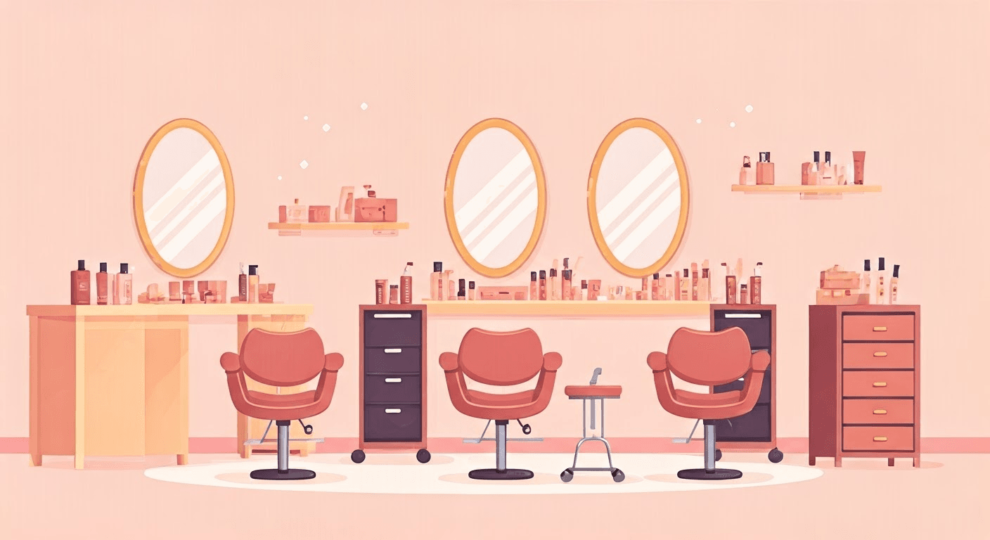 أساسيات إعداد صالون التجميل